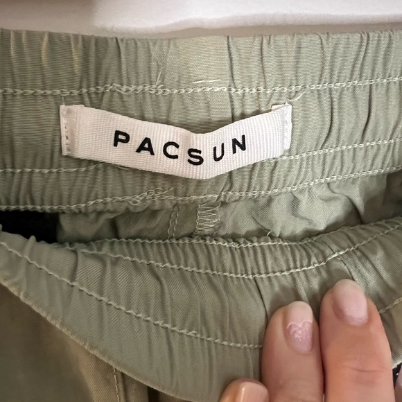 PacSun Sage Green Cargo Joggers - Picture 3 of 5